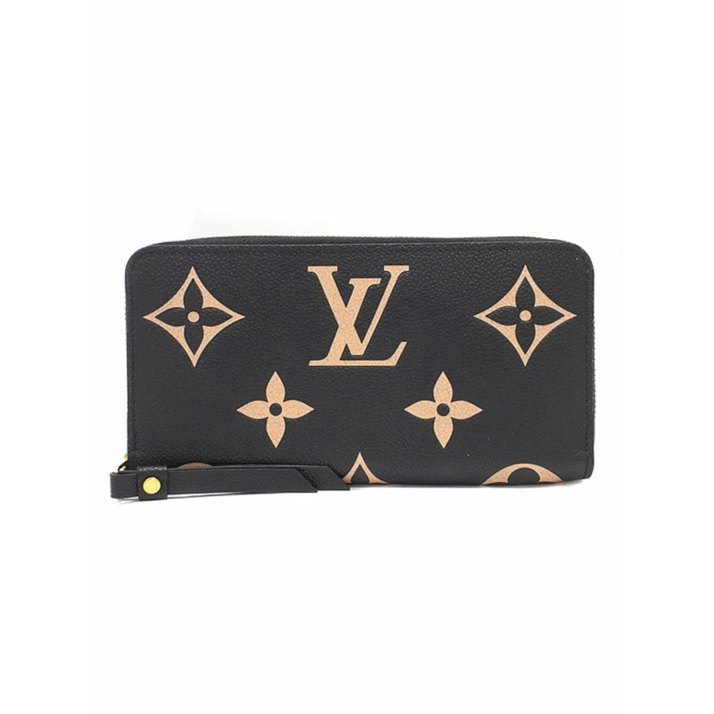 Louis Vuitton Bicolor Monogram Empreinte Zippy Wallet Round Zipper Long